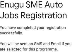 Enugu SME Auto Revamp Innovative Training Registration/ Deadline 2021